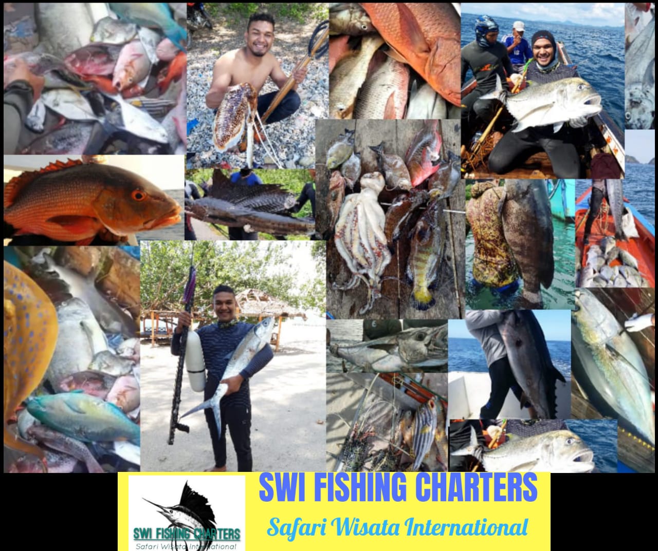 Pesca submarina en Indonesia
